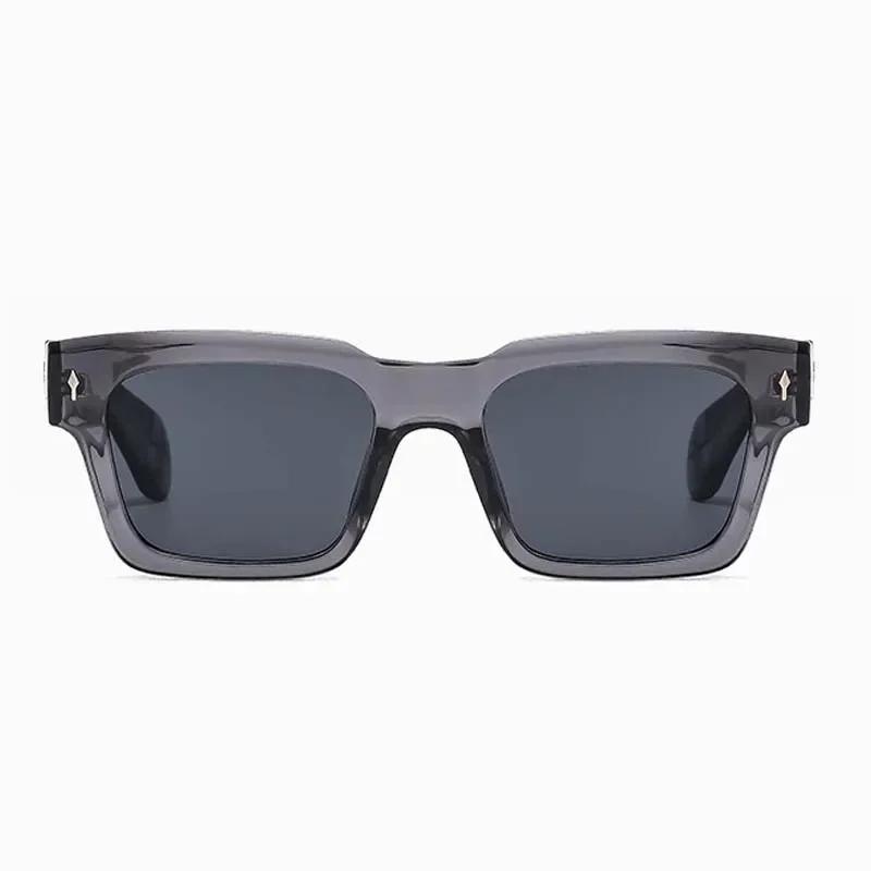 Quadratische Luxus-Sonnenbrille Damen Herren Marke Designer Mode Sonnenbrille Weiblich Männlich Lässig Punk Spiegel