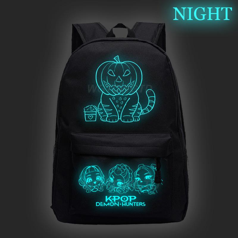 

Witch Hunters Peripheral Printed Backpack Lightweight Ridge Protection Primary and Secondary School Students Campus Trend Luminous School Bag No Spec