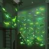 Removable Kids Room Decals Glow in The Dark Dino Glowing Luminous Stickers  Children's Bedroom