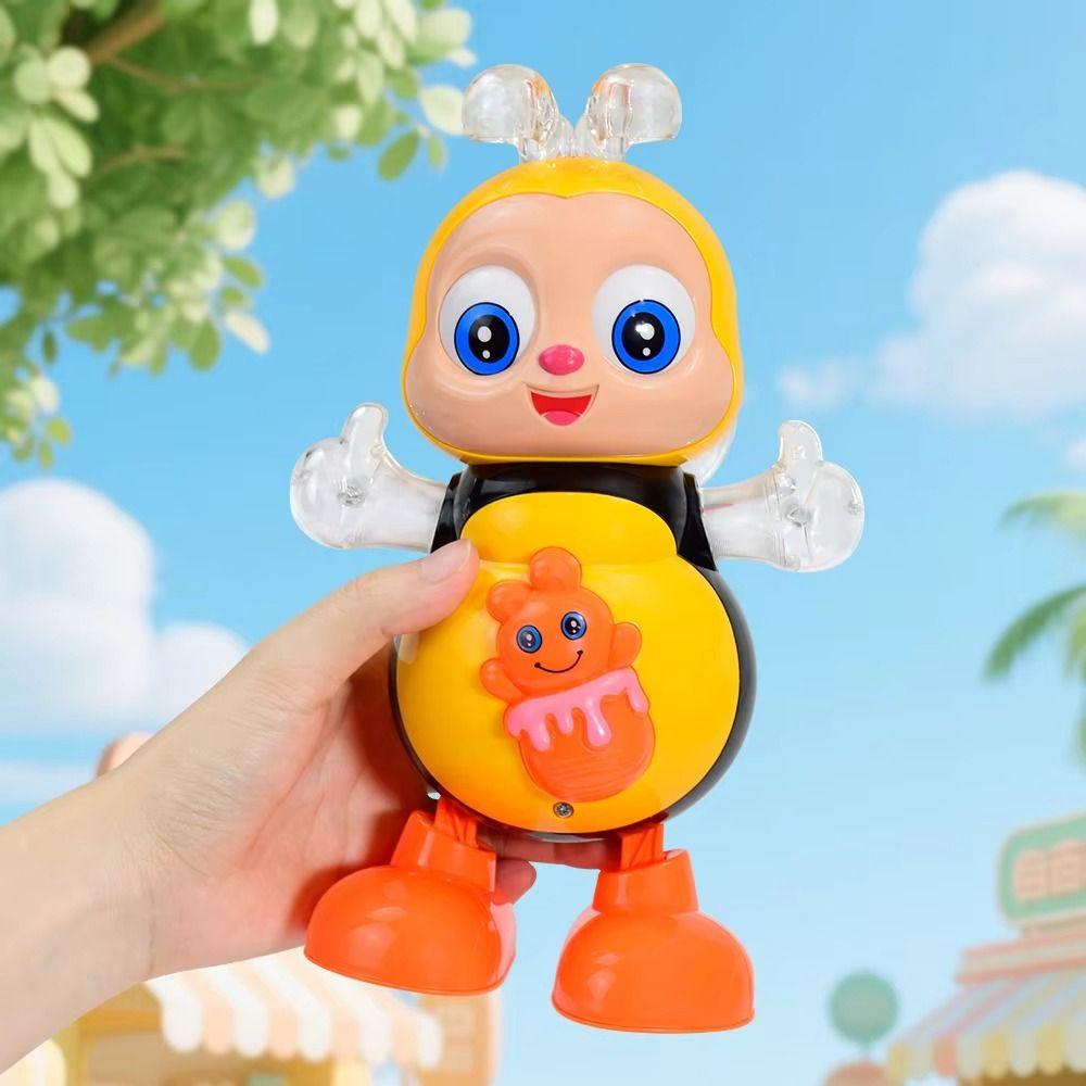 Interactive Bee Electric Toys With Sound Children Music Pets Dancing Bee Toy  Preschool Learning