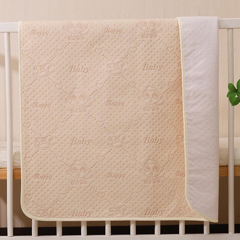 

Водонепроницаемая дышащая хлопковая пеленка для подгузника - Герметичная, Противоскользящая, Моющаяся, Большого размера для новорожденных и малышей 25*35 (Serged)