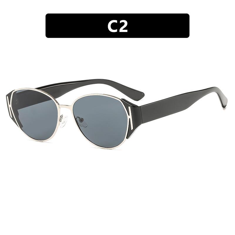 Barn wind potato glasses sunglasses playful Internet celebrity sunglasses female sunscreen street sunglasses