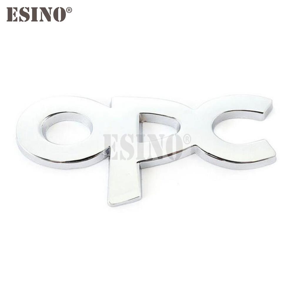 Car Styling OPC Line 3D Metal Zinc Alloy Car Badge Body Fender Adhesive Emblem for Opel Antara Astra Insignia Corsa Mokka Vectra