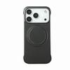 iPhone 13–17 Pro Max Magnetic Rotating Stand Frameless Protective Case