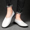 Prawdziwa Skóra Męskie Buty wsuwane Casualowe Skórzane Buty Męskie Mokasyny Wygodne Buty Ręcznie robione miękka podeszwa Buty duży rozmiar 48 49 50