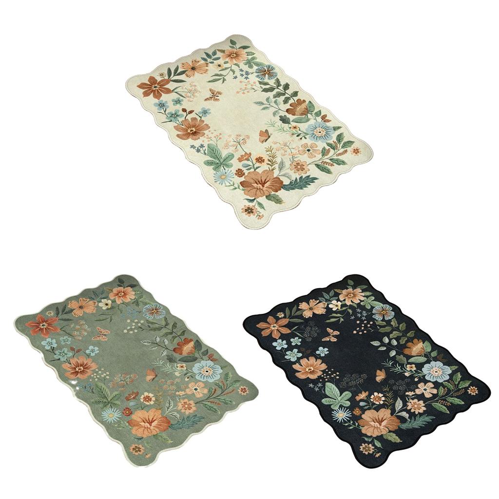 Small Rugs 60x90cm, Stains Resistant and Washable Floor Mats for Kitchen, Bathroom, and Bedroom Use