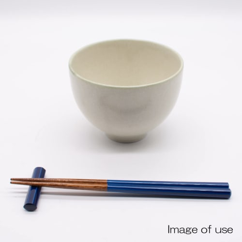 Sunny Life Design Wakasa Lacquer Chopsticks for Children, Dishwasher Safe, Natural Wood, 18cm, Unisex, Octagonal Ceramic Design, Ultramarine Blue, Mad