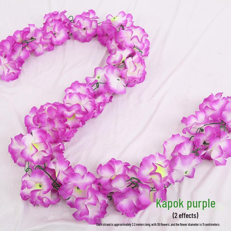 Artificial Chrysanthemum Vines for Cemetery and Memorial Decor - Silk and Plastic Hanging Floral Decoration