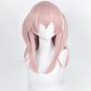 LAOBAO Cosplay Sasuga Long Pink Wig with Costume Accessory for School and Events Wig, Inui, Heat-Resistant, Twintails, Parties, Halloween, Festivals,