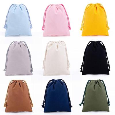 Wiederverwendbare Baumwoll-Beutel mit Kordelzug, Stoff-Aufbewahrungstasche für Kleinigkeiten, Obst, Gemüse, Küchenprodukte, Beutel mit Kordelzug, Geschenktasche