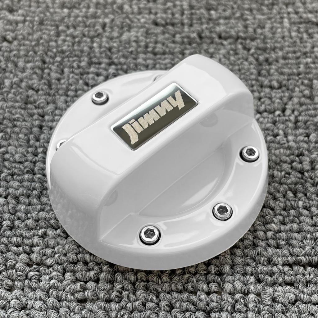 Rare Handmade Jimny Gasoline Spout Cap White Fuel Cap Cover White
