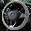 Car Steering Wheel Cover Skidproof 38cm Durable Fabric Elastic Steering Wheel Cover Car Wheel Protector Auto Interior Accessorie