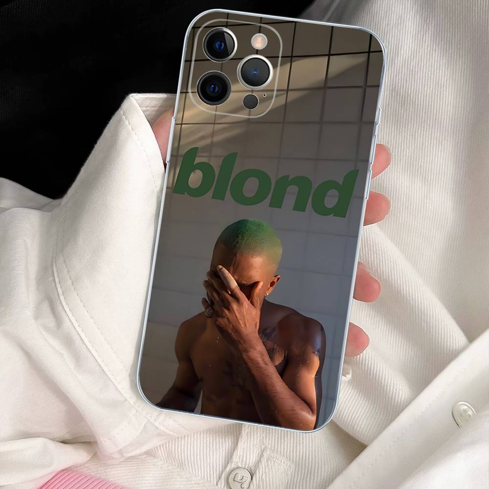 Frank Blonde Oceans For IPhone 17 16 15 14 13 12 11 Pro Max Plus Mini Funda For Transparent Cover
