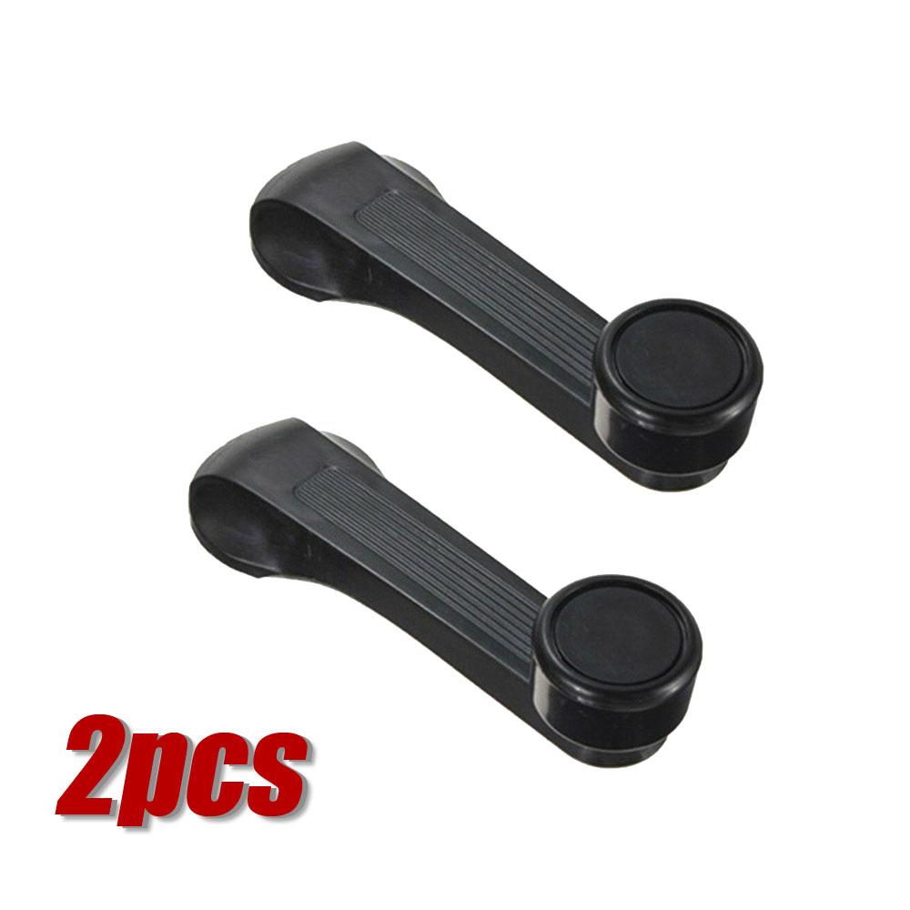 2pcs Durable Black Car Window Winder Crank Door Handle Fit Honda Civic 1984-2000 Professional High Quality Car Accessories
