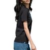 Vans Gradient Letter Crew Neck Pullover Short Sleeve T-Shirt Women Tops Black VN000GTHBLK