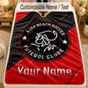 Flannel BlanketAjax Amsterdam Custom Name Text Personalized Soft Warm Throw Blanket Home Decor Gift