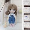 Toys Accessories for Obitsu11 Doll Fashion Overalls Denim Pants Doll Clothes Pants T-shirt Suits