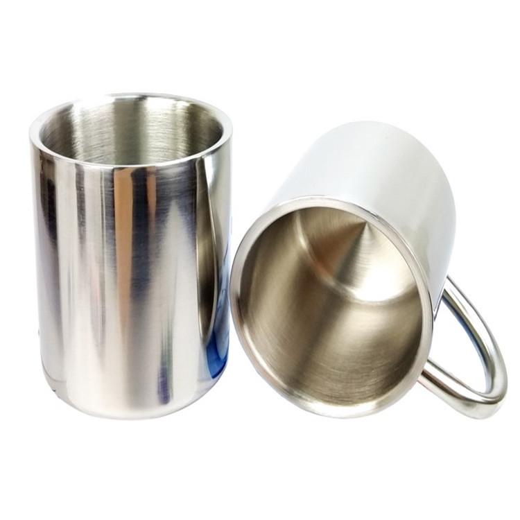 Insulated Stainless Steel Double-Layer Cup for Kids: Anti-Scald, 220-400ML