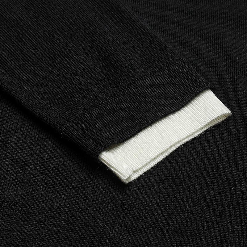 Fila White Simple Casual Versatile Knit Pullover Sweater Women Sweater F11W543403FBK