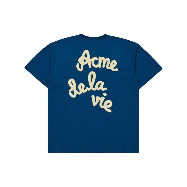 Acme De La Vie/ADLV T Shirt Unisex Blue Green ADLV-23FW-SSLEMS-BGN
