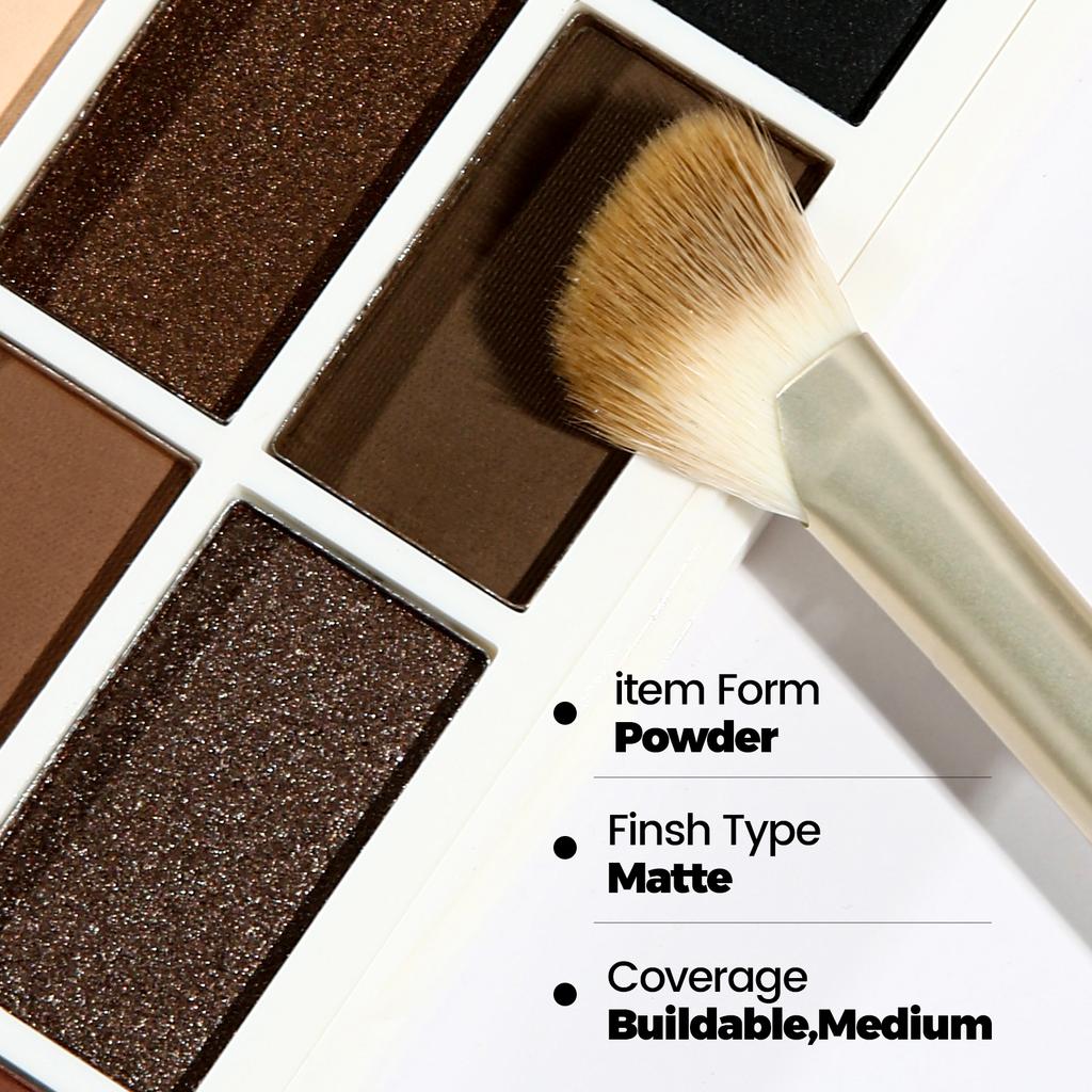 12-color Pink Eyeshadow Palette - Matte and Shiny Versions, Suitable for Both Day and Night, Long-lasting Waterproof Eyeshadow Palette