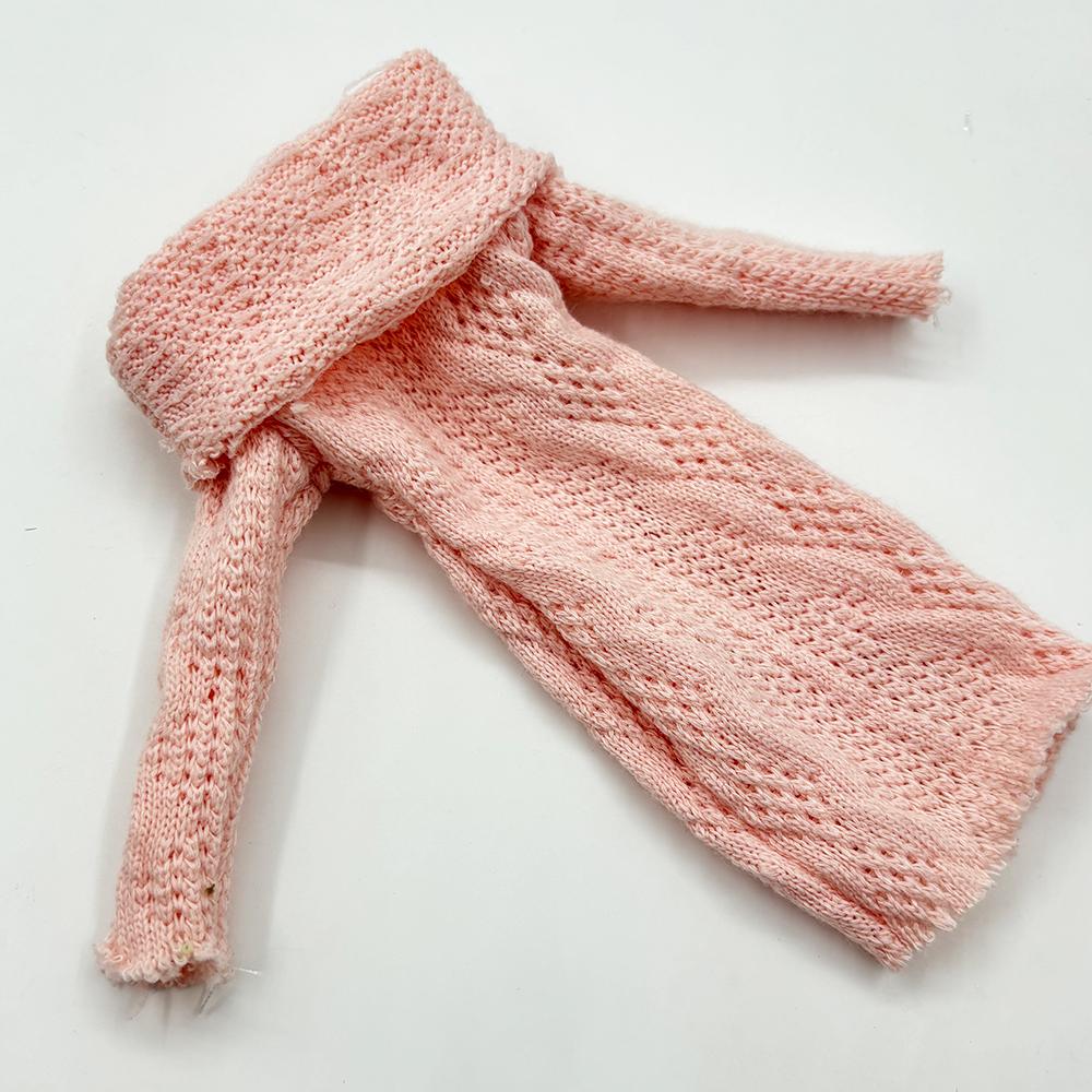 4PCS Fashion Sweater Dresses for 1/6 Dolls, 11.5''/30CM Doll Accessories Knitted Winter Clothing Dressing Up Game DIY Bjd Dress