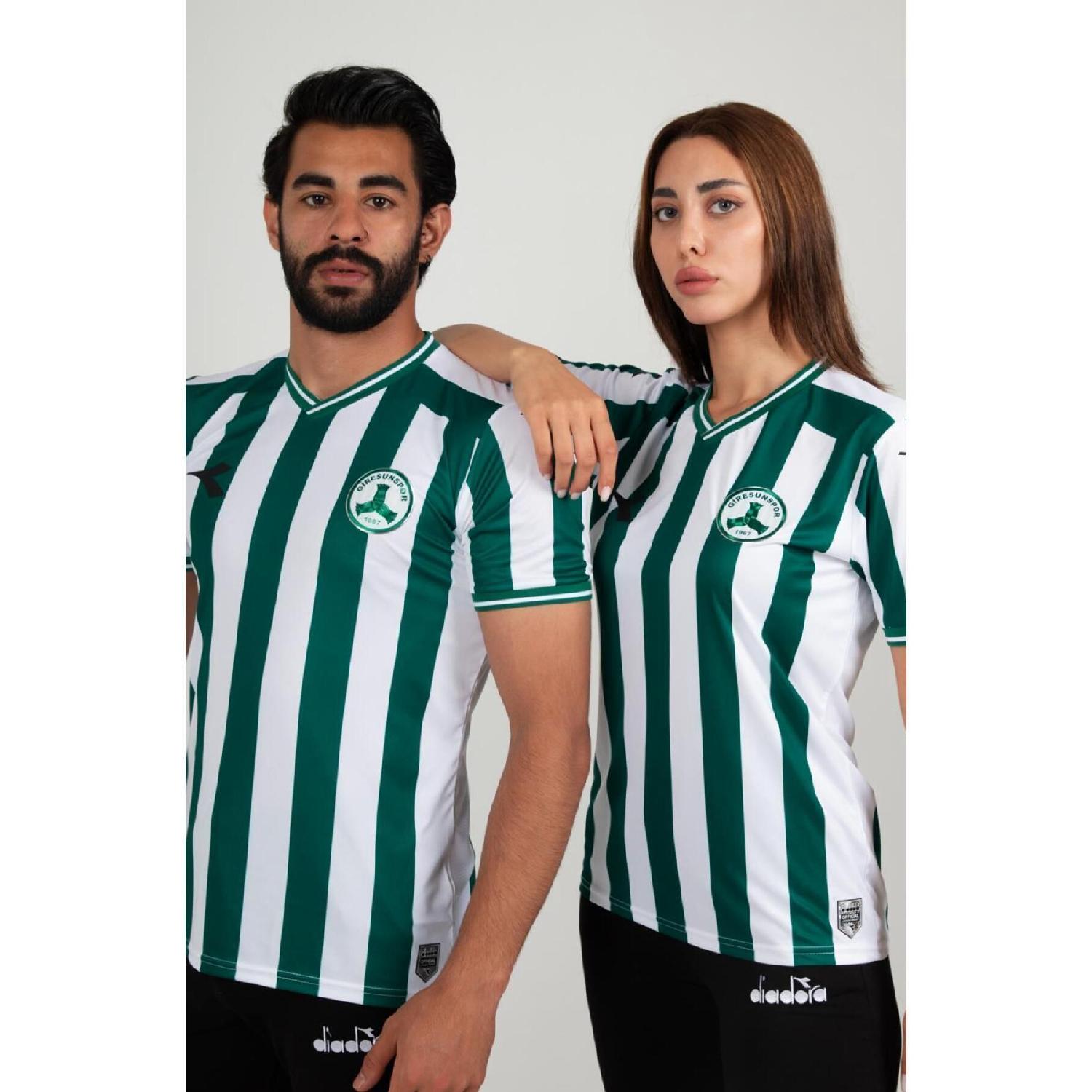 

Giresunspor 2024-2025 Adult Striped Jersey Single Top S зелёный