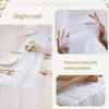 Faux Pearl Table Runner Tulle 118 X 28 Inch Sheer Gauze Fabric for Wedding Birthday Party Baby Shower Anniversary Dining Table Decor