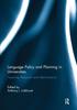 The Language Policy and Planning In Universities : Teaching, Research and Administration Book