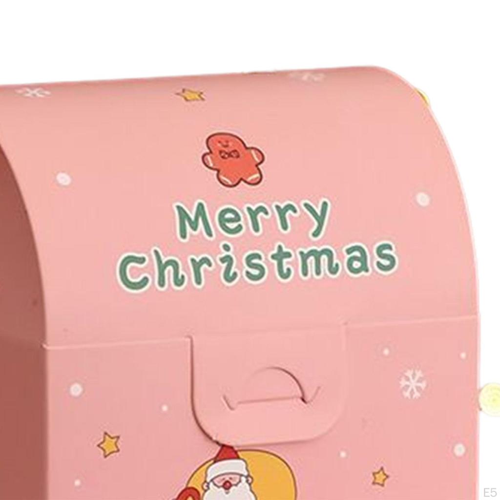 6 Pieces Candy Box Gift Boxes Xmas Cookie Snack Empty Party Favor for Holiday