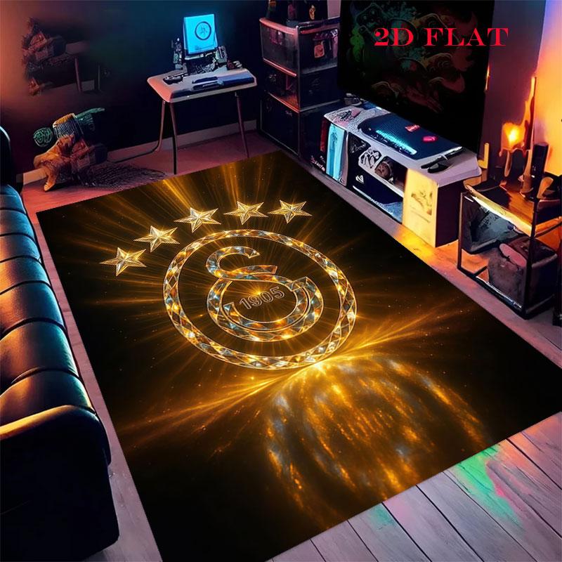 Galatasaray Vibe Carpet Rug for Living Room Bedroom Home Sofa Decoration,Kids Play Nonslip Floor Mat