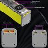 LED Illuminateds 45WPD Fast Charge Battery Case 8x18650 Holder Transparents ABS No Soldering