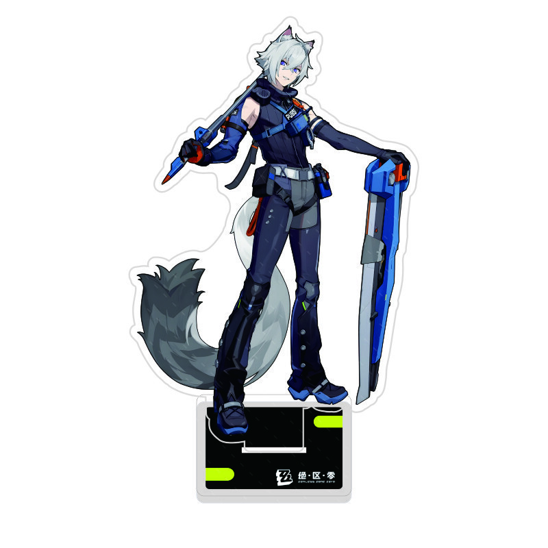 New Hot Game Zenless Zone Zero Nicole Demara Billy Kid Von Lycaon Acrylic Stand Model Plate Keychain Desk Decor Collection gift