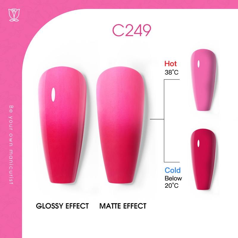 Temperature Change Nail Polish Glue Solid Color Nail Polish Gradual Change Nail Polish Glue Phototherapy Glue Nail Salon Special