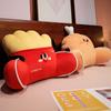 Cartoon Burger Fries Waist Rest Girls Bedside Cushion Waist Protection Soft Bag Dormitory Bed Playing Mobile Phone Reading Pillow Cushion