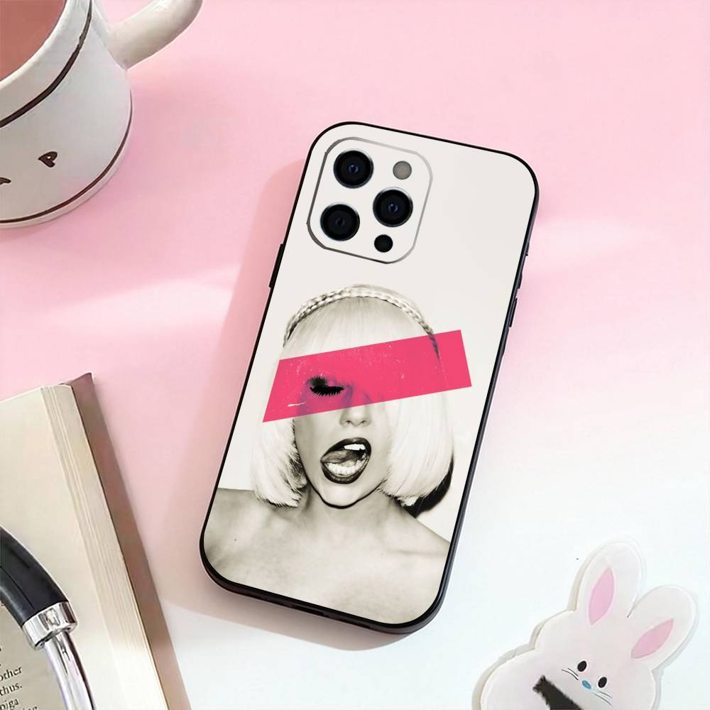 L-Lady Singer G-Gaga Phone Case Silicone Soft For IPhone 17,16,15,14,13,12,11,XS,Plus Pro Max