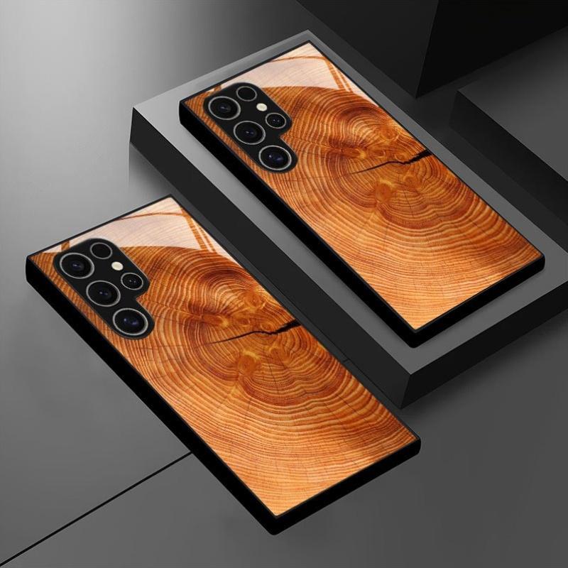 Üst Düzey Telefon Kılıfı Kaplamalı Cam TPU Telefon Kılıfı Samsung Galaxy S26 S25 S24 S23 S22 S21 FE Ultra Plus Darbeye Dayanıklı