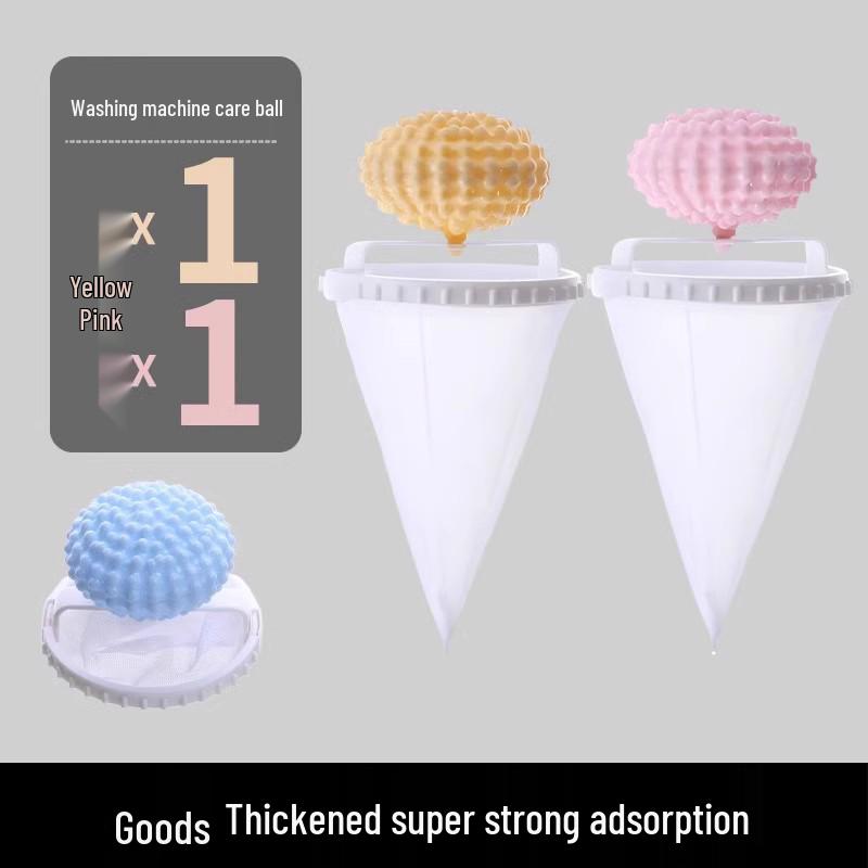5th Gen 2-in-1 Washing Machine Lint & Debris Filter with Mesh Bag and Laundry Balls