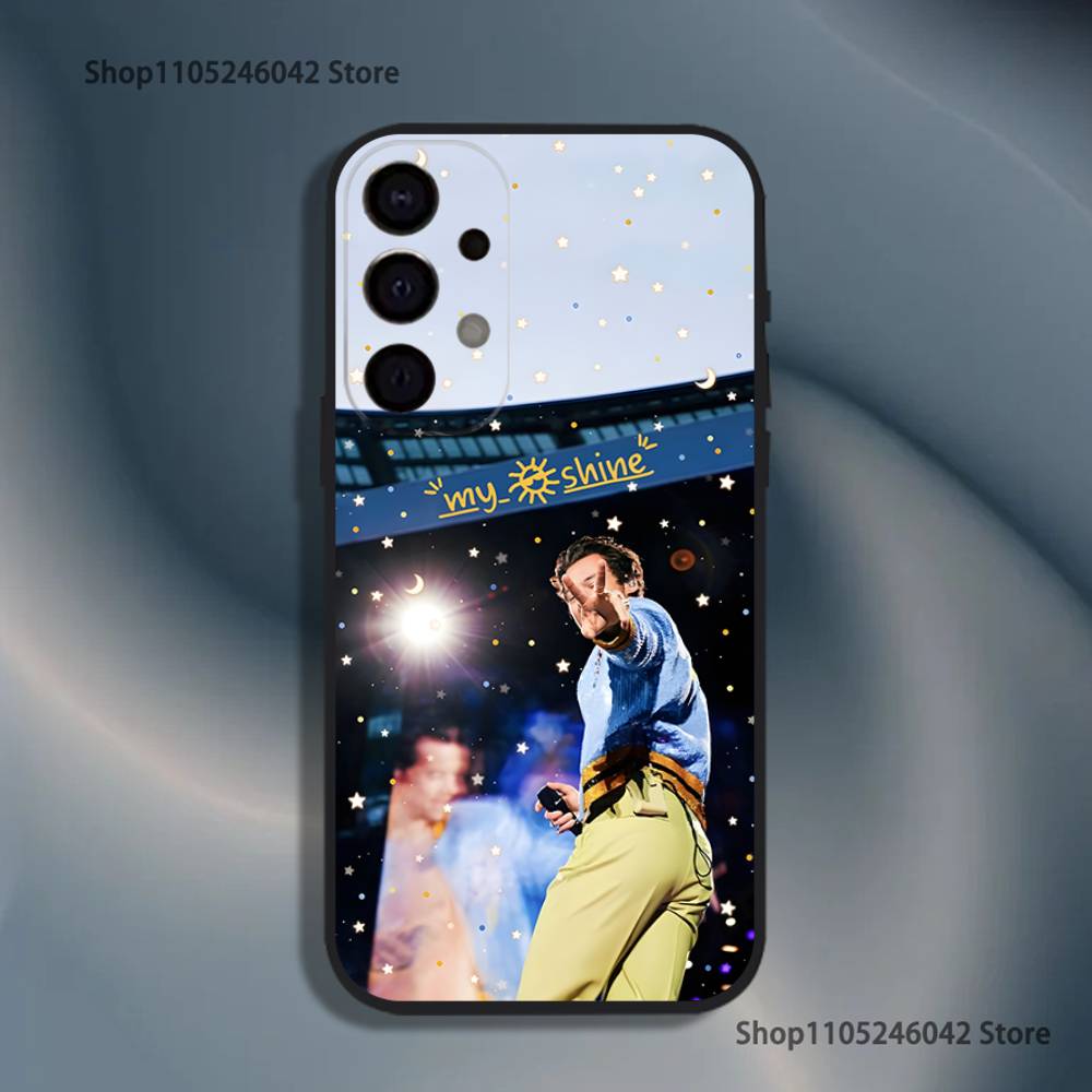 H-HaRRy Music Styles Shockproof Phone Case For Samsung S25,S24,S21,S22,S23,S30,Ultra,S20,Plus,Fe,Lite,5G Black Cover