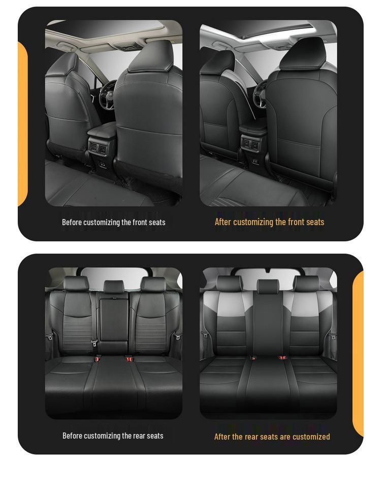 New Model Leather Car Seat Cushion for Toyota Levin: Four-Season Fit for Five-Seater
