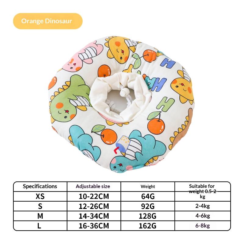Sweet Donuts Cat Round Pillow Collar Pet Dog Neck Cone Recovery Collar For Anti-Bite Lick Surgery Cat Accessories Pet Collars