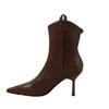 Fashion Sexy Pointed Toe High Heels Ankle Boots Women Dress Party New Shoes Winter 2025 Brand Chelsea Boots Luxury Woman Pumps Botas