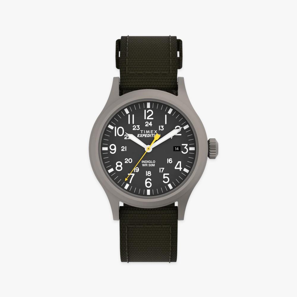 [Timex] Expedition Scout Khaki Strap Indiglo Backlight Watch 40mm T49961