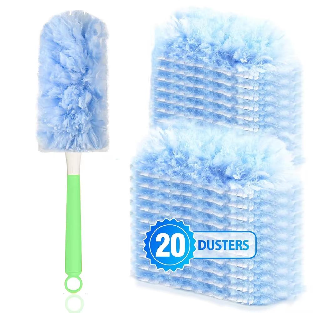 Swiffer Duster Refills 10-Pack, Compatible with Swiffer 360 Duster Handle, Unscented Feather Dusting Refills for Multisurface Cl