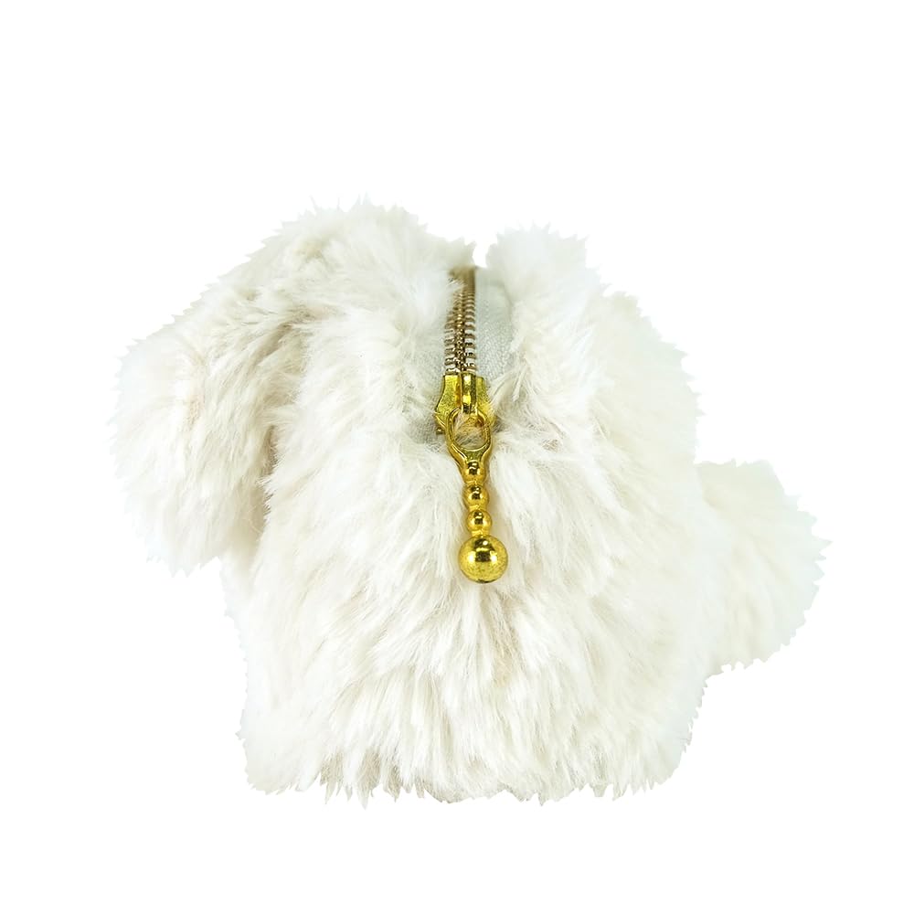 Sun Lemon Rapine White 14x8x8cm Pouch Animal Rabbit P-9082