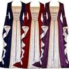 Exquisite Long Sleeve Floor Length Renaissance Dress With Ribbon Decoration For Cosplay