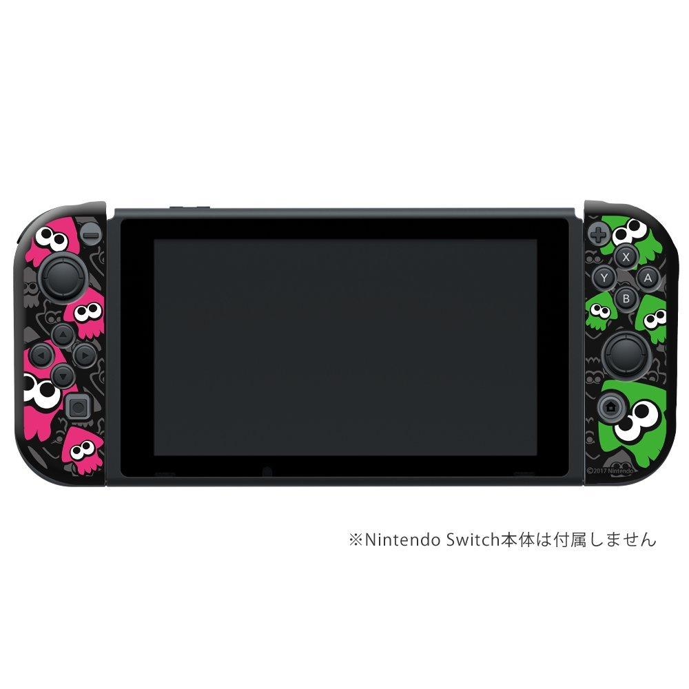 Silicone Cover Collection for Nintendo Switch Officially Licensed Nintendo Product Joy-Con (Splatoon 2) Type-B [Cover Color Black]