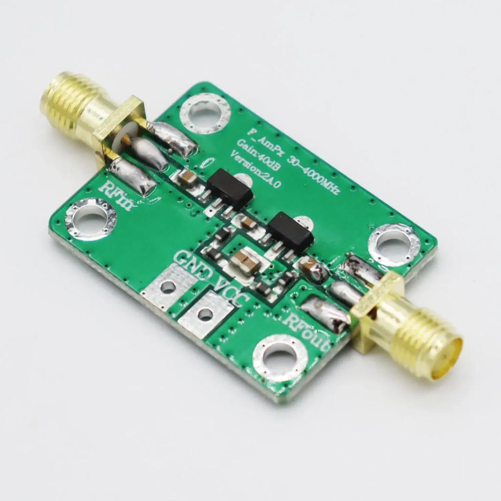 New 30-4000MHz 40dB Gain RF Amplifier Module, High Frequency Amplifier Board Gain Module, Amateur Radio, RF meter