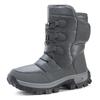Classic Fashion Outdoor Anti-slip Warm Snow Shoes Men's Winter Snow Boots with Lining, High-top Men's Shoes, Large Size Boots,