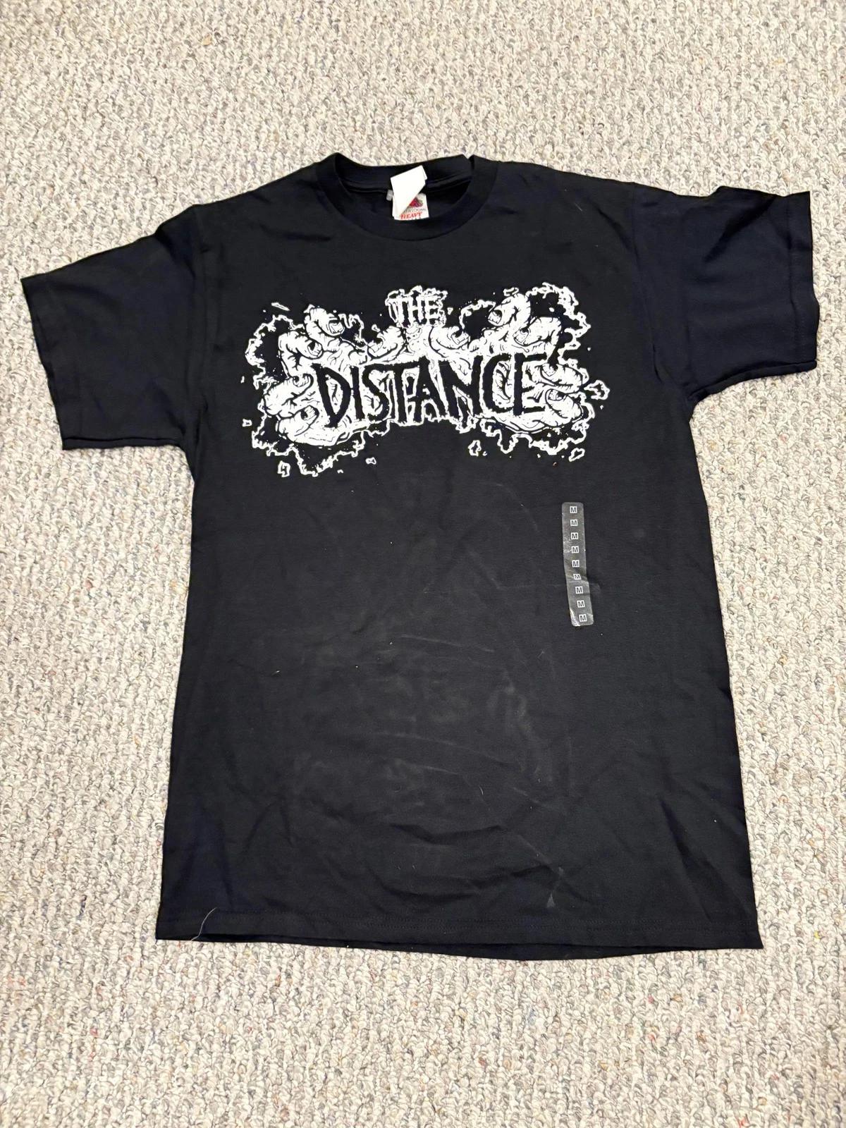 

The Distance Shirt Mens Medium Black Band Graphic Tee Punk Rock Concert New 4XL
